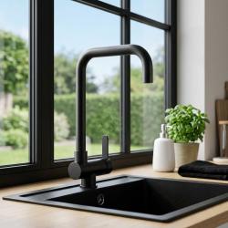 black-matte-kitchen-faucet-modern-design